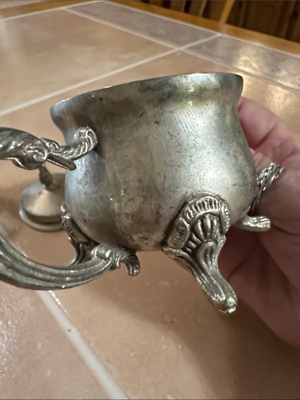 VTG Silver Plated Creamer and Covered Sugar Set - Picture 11 of 16